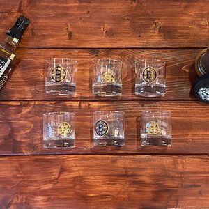 Boston Bruins Jack Daniel's Glasses